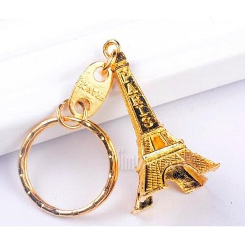 Rutsic Wedding Paris Eiffel Tower Keychains Baby Shower Souvenir Wedding Gifts for Guests Vintage Decoracao Casamento