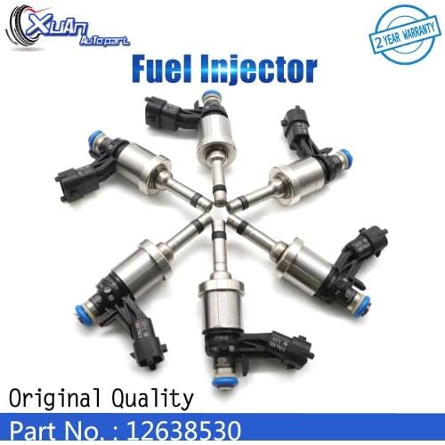 XUAN Fuel Injector Nozzle 12638530 For Buick Allure Enclave LaCrosse Cadillac CTS STS Chevrolet Camaro Traverse GMC Acadia 3.6L
