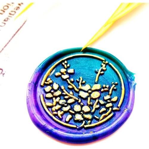 Plum Flower Wax Seal Stamp , Sealing wax stamp, wax stamp, sealing stamp Envelope seal DIY sealing wax wedding stamp vintage