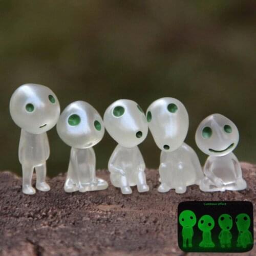 1PCS New Luminous Tree Elves Toy Miyazaki Cartoon Princess Mononoke Action Figure Toys Kids Gifts Wholesale