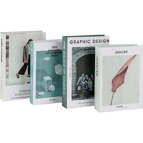 1pc Fake Books Home Decoration Book Box Stylish And Beautiful Desktop Decoration FakeBook Box Random Style Delivery