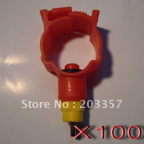 100 Snap and Lock poultry chicken bird quial nipple drinker waterer