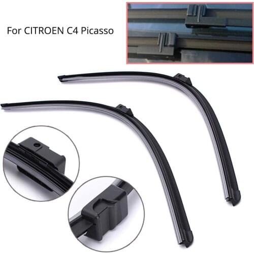 2pcs Flat Wiper Blades Blade Set 32"30" For CITROEN C4 Grand Picasso 2006-2008