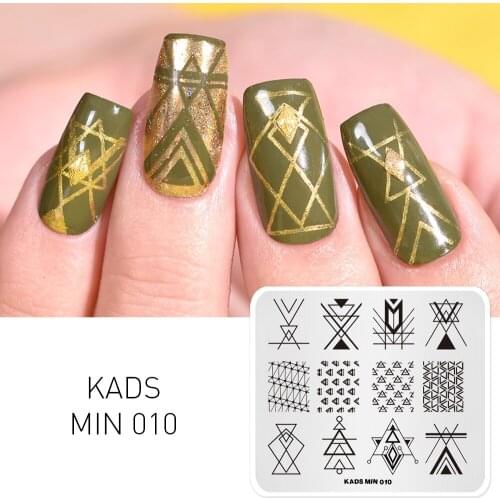 AriesLibra Geometry Figure Design Nail Stamping Plate DIY Nail Art Template Stencil Manicure Stamping Image Plate Tool