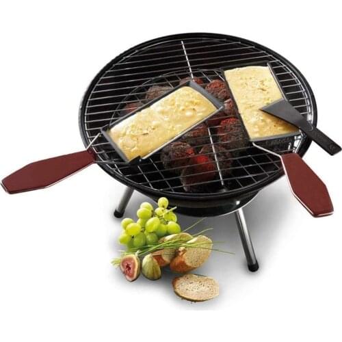 Barbeclette Cheese Non Stick Melting Pan Mini Cheese Tools Baking Tray For Home Wire Handle Baking Pan With Small Spatula #BL5