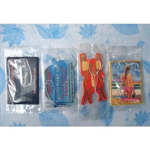 Free Shipping Via Fedex or DHL , Wholesale Paper Air Freshener ,car perfume,promotional OEM promotional paper air freshener