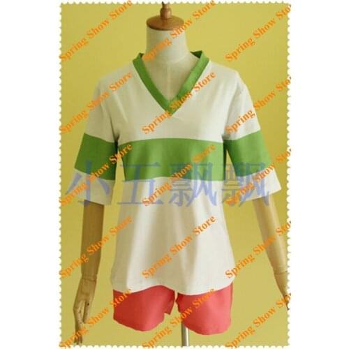Free Shipping Spirited Away Heroine Ogino Chihiro Customized Uniform Cosplay Costume