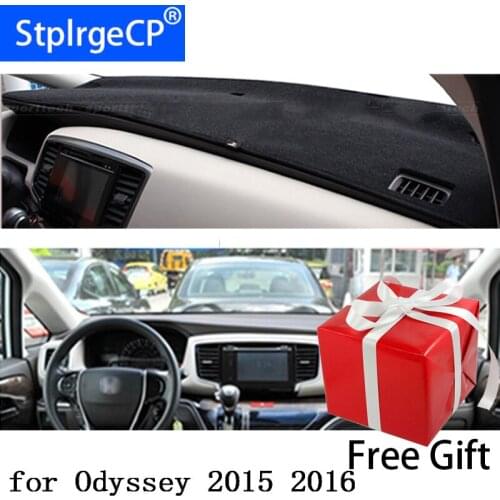 For honda Odyssey 2015 2016 Right and Left Hand Drive Car Dashboard Covers Mat Shade Cushion Pad Carpets Accessories