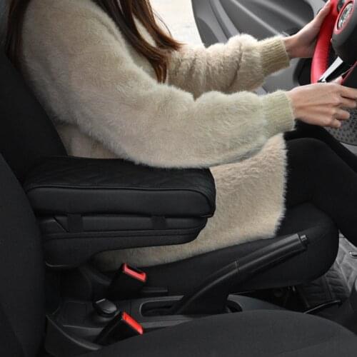 Car Memory cotton Armrest box pad Handrest Cushion Box Cover Hand Pillow Pad For Smart 451 453 fortwo forfour Car Accessories