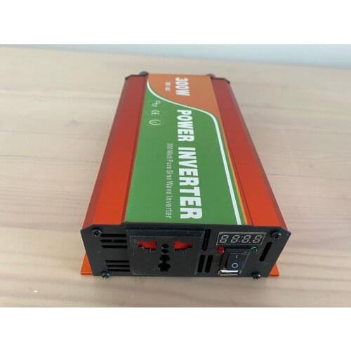 300w Pure sine wave power solar inverter Portable Power Inverter DC 12v AC 220v
