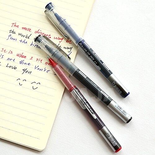 3 color Classical roller tip pens 0.5mm Liquid ink gel pen Office zakka School stationery supplies (dd-1249)