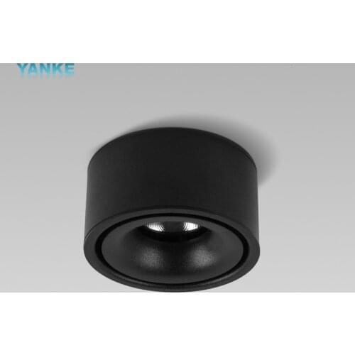 Round led downlight living room corridor aisle light without opening hole Ming mounted ceiling spotlight thin cob ceiling light