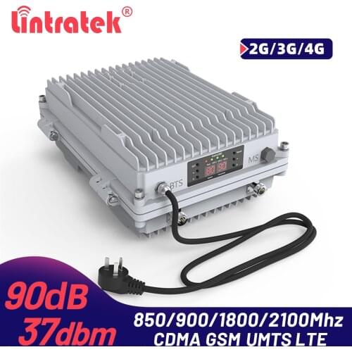 Mobile Cellular Signal Repeater 3G 2100 2G 4G 1800 GSM 900 Cellphone Signal Booster 5W 90db 850 Amplifier For Outdoor or Indoor