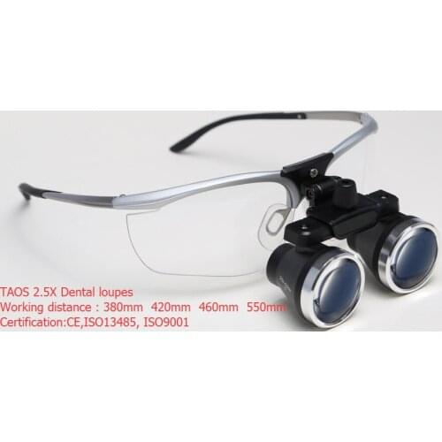 TAOS 2.5X surgical dental magnifying glasses medical instrument
