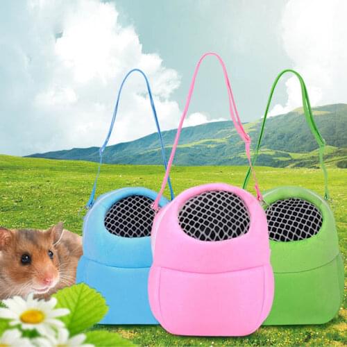1 Pcs Mesh Small Pet Travel Bag Outing Breathable Shoulder Strap Carrying Tools Breathable Carring Bags Small Animal Supplies