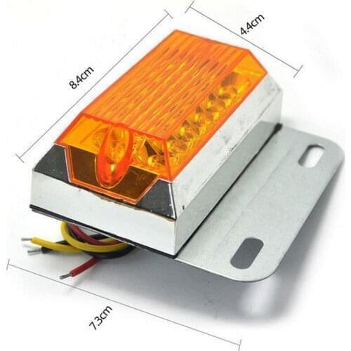 Car-styling 15 LED Side Marker Cab Light Clearance Bulb Truck Trailer Caravan SUV ATV 24V four colors 2pcs