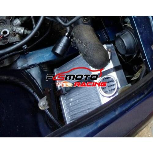 Side Mount Aluminum Exchanger Intercooler + FAN For Renault Super 5/R5 9/11 1.4L GT Turbo 1981-1991 Echangeur