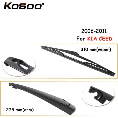 KOSOO Auto Rear Car Wiper Blade For KIA CEED,310 mm 2006-2011 Rear Window Windshield Wiper Blades Arm,Car Accessories Styling