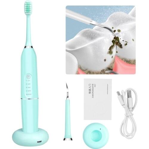 Dropship Sonic Electric Toothbrush 5 Modes Rechargeable USB with Toothbrush Head Waterproof Tooth Brush Whitening for Adults