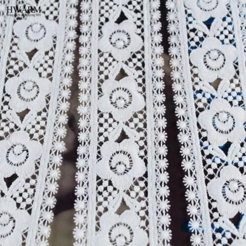 5yard lace fabric wedding decoration gift embroidery lace for needlework trimming for clothing Doublesided mesh diy lacefabric