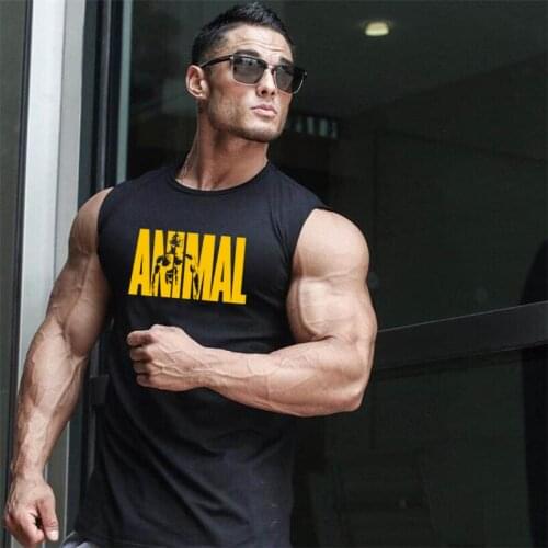 Brand Fitness Shirt Fashion Workout Cotton Mens Tank Top Gym Clothing Bodybuilding Fitness Musculation Sports Sleeveless Vest