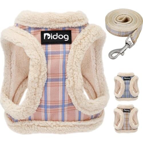 Soft Dog Cat Harness Vest No Pull Padded Pet Chihuahua Puppy Harness Leash Set Adjustable For Small Medium Dogs French Bulldog