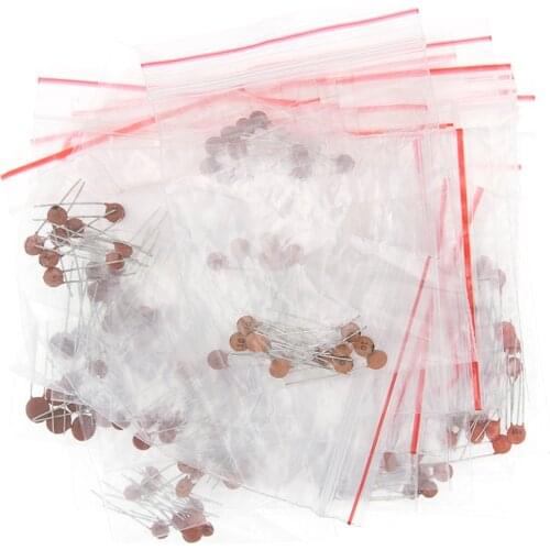 300pcs/lot Ceramic capacitor set pack 2PF-0.1UF 30 values*10pcs Electronic Components Package capacitor Assorted Kit samples Diy