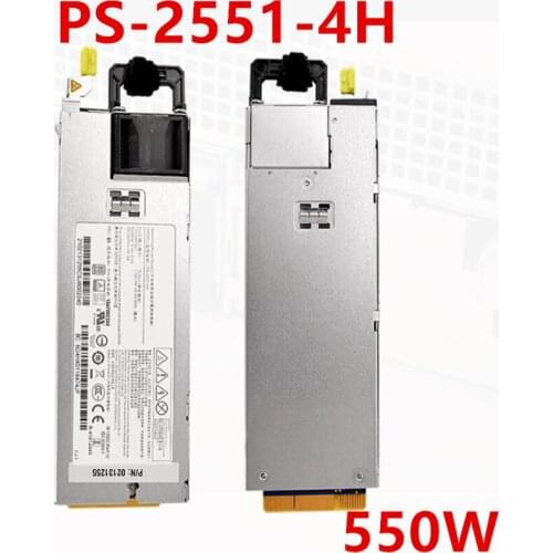 New PSU For Huawei 1288H V5 2288H V5 550W Power Supply PS-2551-4H 02312FNG WEPW55001
