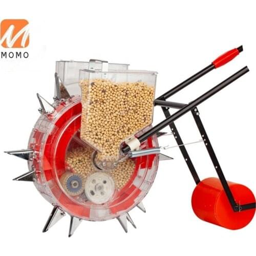 New type single row mini manual corn seeding and fertilizing machine/corn seeder parts precision seed