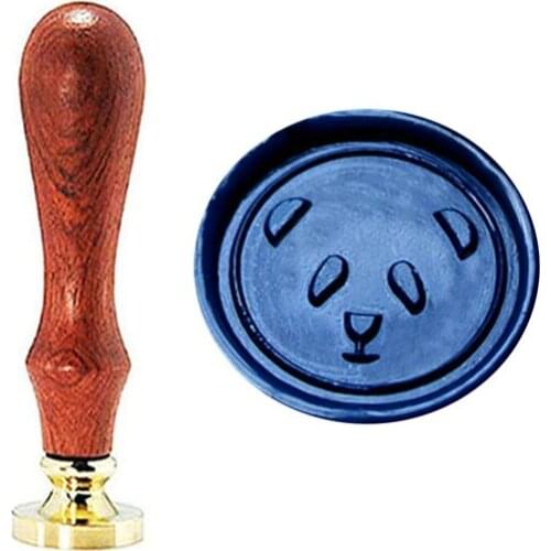 Panda Wax Seal Stamp Wedding Invitations Gift Set Kit