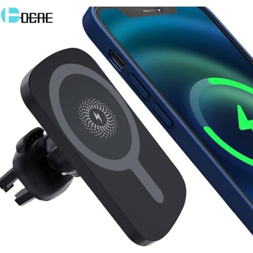 PD 15W Qi Magnetic Wireless Car Charger Air Vent Mount Stand For iPhone 12 Pro Max Mini Induction Fast Charging car Phone Holder