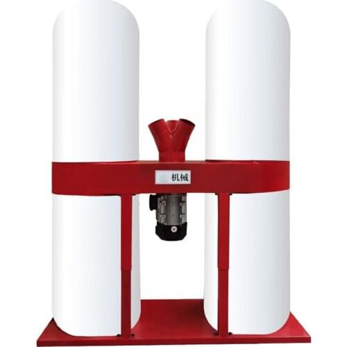 Woodworking Bag Vacuum Cleaner Industrial Installation-free Dust Collector 5.5kW 500L Double Bucket Dust Collector Suction Fan