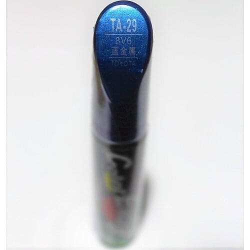 Car scratch repair pen, auto paint pen blue metalic color for Toyota Vios Corolla Reiz vois highlander Crown RAV4 Camry Yaris