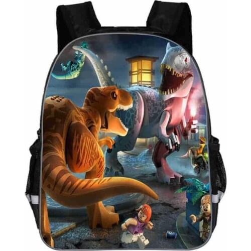 11-16inch Popular Animal Printing Dinosaur Backpack For Kids Jurassic World Fallen Kingdom Bags For Girls Boys Children School