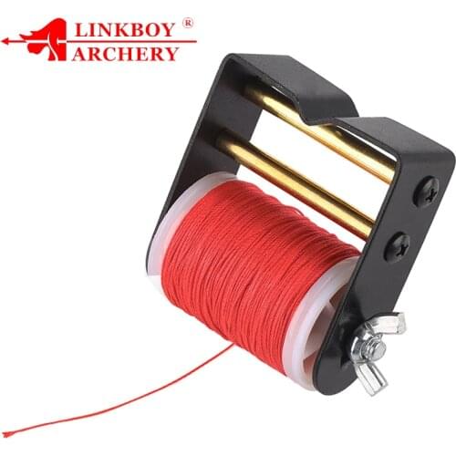 Linkboy Archery Bow String Serving Thread Cord and Strings Serving Jig Compound Bow Assist Tool Accessories Hunting