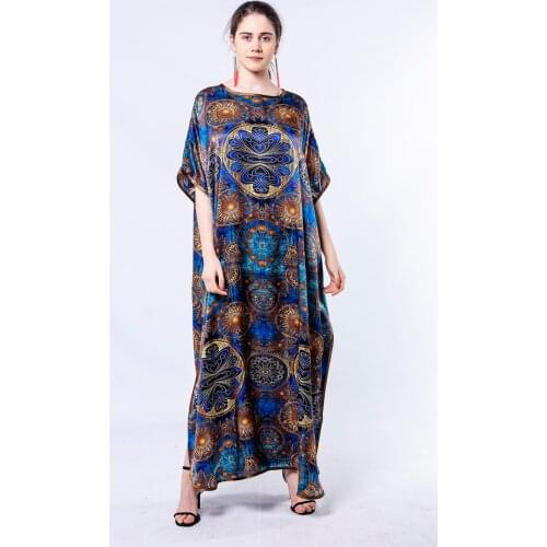 Nomads Felt Mandala Silk Dress