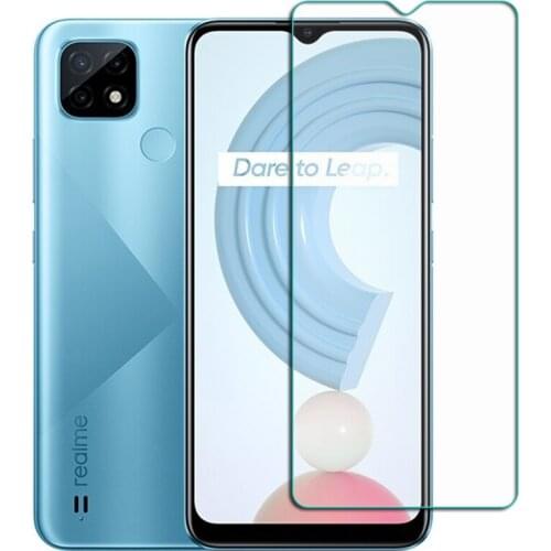 Tempered Glass For OPPO Realme C21 6.5" RealmeC21 Protective Film Screen Protector Phone Cover