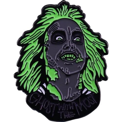 Beetlejuice lapel pin perfect Halloween chill gift