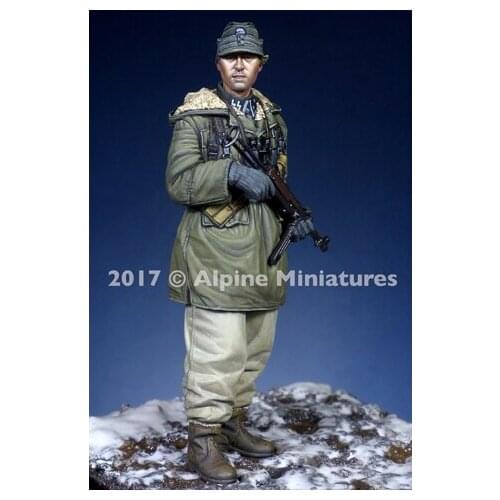 1/35 resin figure soldier model Kharkov soldier two GK white model hand-made package World War II 188