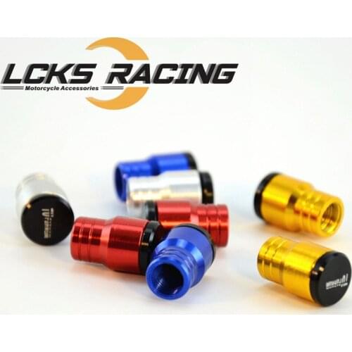 Motorcycle scooter decoration 2Pcs aluminum nozzle nozzle valve cover anti-ventilation cap