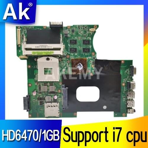 Akemy K42JR REV 4.1 Motherboard For Asus K42JZ K42JE k42JK X42J A42J A40J K42JY Laptop Mainboard HD6470/1GB Support i7 cpu