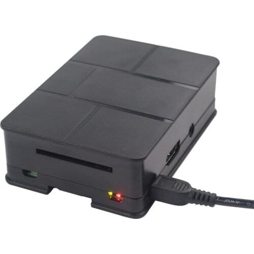 Fast Free Ship 2pcs Raspberry pi 3 /2 Raspberry pi 2/3 Model B with camera cables hole ABS shell housing RPI BOX case