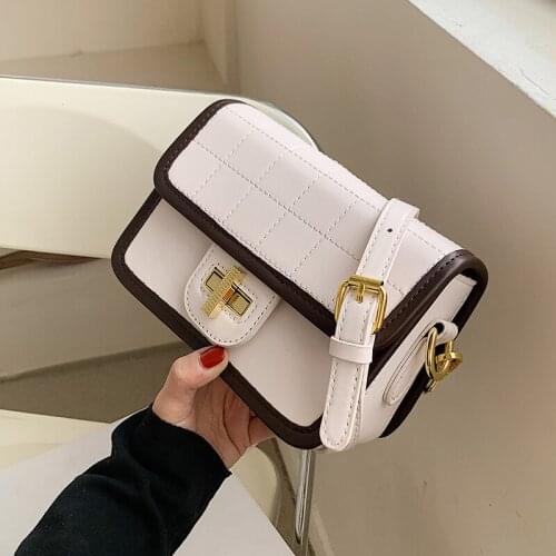 Design Popular Handbag 2021 New Fashion All-match Ins Messenger Bag High-end HOT Style Square Bag Shoulder Bag Width: 19cm