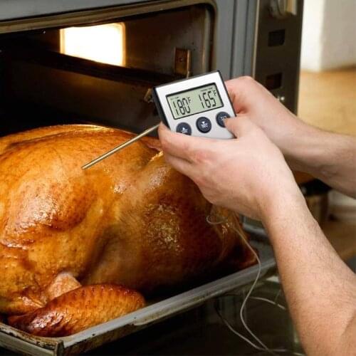 Electronic thermometer Digital Kitchen Thermometer Meat Water Milk Cooking Probe BBQ Electronic Oven Thermometer Gauge Tool