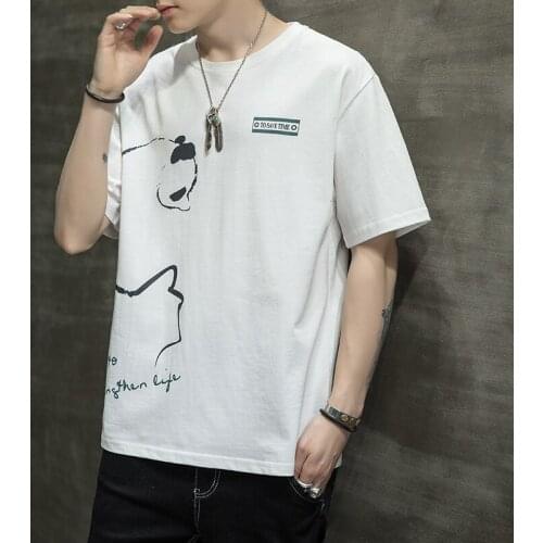 T Shirt Oversize Cotton Men Fashion Mens Summer Tshirts Oversized Tee Shirts 5XL Casual T-Shirt Tee for Man Streetwear Big Size