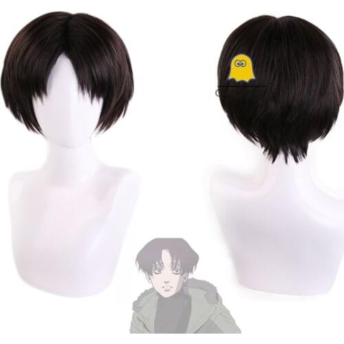 Killing Stalking Manga Yoon Bum Cosplay Costume Wig Black Brown Short Wig Heat Resistant Synthetic Hair Wig Cap Halloween Wig