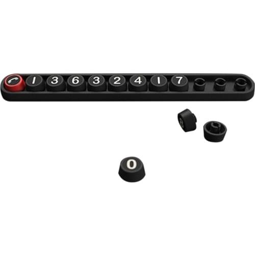 Creative Car Temporary Parking Card Phone Number Card Sticker Privacy Protection Universal Fashion Car Interior Supplies