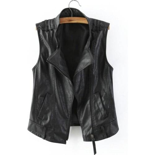 LDKVGSU Women's Leather Vests