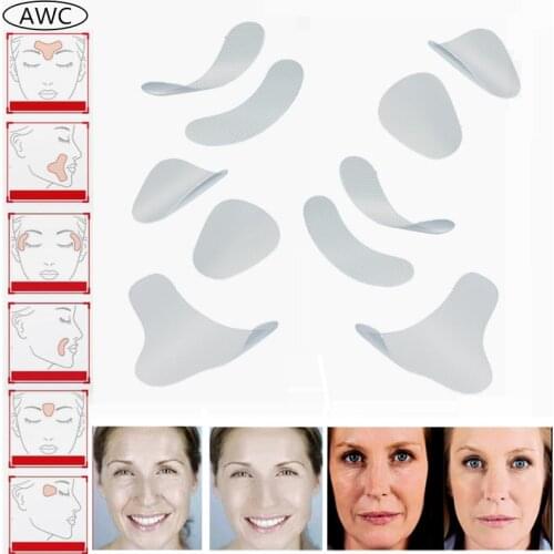 12/24/27Pcs/Set Natural Health Anti-Aging Safety Anti-Wrinkle Forehead Lifting Facial Patch Beauty Facial Care Tools 3Styles