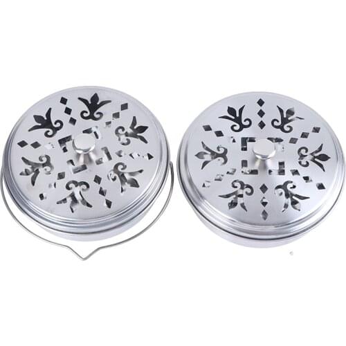 Stainless Steel Fireproof Mosquito-repellent Incense Coil Tray Net Rack Box